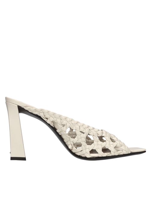 Mules Panier in pelle GIUSEPPE ZANOTTI | E500009GESSO